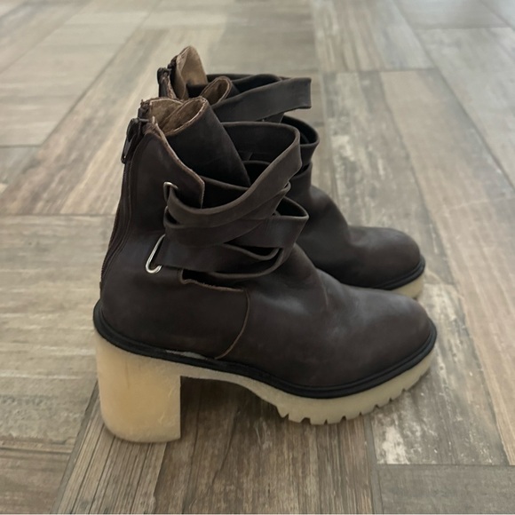 FREE PEOPLE Jesse Cutout Boot Bitter Brown size 8.5 - Picture 6 of 12